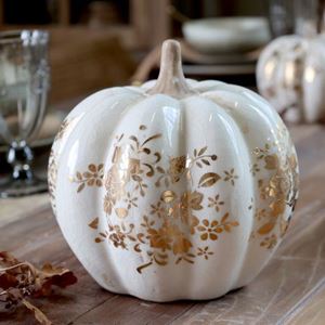 Anniversary pumpa keramik guld